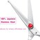 6" Kids Hair Cutting Scissors Shears Safety Rounded Tips Kids Haircut Scissors for Children Baby Toddler Girls Boys Japanese Stainless Steel Silver Gift Dragon Creek