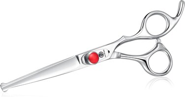 6" Kids Hair Cutting Scissors Shears Safety Rounded Tips Kids Haircut Scissors for Children Baby Toddler Girls Boys Japanese Stainless Steel Silver Gift Dragon Creek
