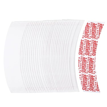 50 Pcs Double Sided Wig Tapes, Waterproof Wig Tape for Lace Wigs Adhesive Lace Tape for Wigs C-Shaped Lace Wig Tape Hair Tape for Wigs Toupee Tape for Lace Front Wig Toupee