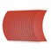 Liberty Red Liner Hair Tape Strips   Made in USA   CC Curve Contours   Doublesided Bonding Wig Tape for Polyurethane, 1-2 Week Daily Hold
