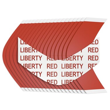 Liberty Red Hairpiece Wig Tape   Made in USA  108 A Curve Strips   Double Sided Adhesive Tape for Toupee Lace Front Wig Strong Hold Waterproof Contours