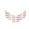 Liberty Red Liner Wig Tape   36 Pieces   Made in USA   Clear Double Sided Adhesive (A Curve)