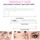 Eyebrow Microblading Marker Pen, 2 Pcs Brow Mapping Pens with with 4 Replacement Refills and 1 Ruler, Makeup Tattoo Skin Marker Pen, Brow Lamination Supplies for Eyebrow Lip Skin(White)