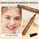 3PCS Light Brown Microblading Eyebrow Pen Waterproof Eyebrow Pencil 4 Tip Eye Brow Pencils for Women Long Lasting Natural Brows Microblade Eyebrow Contouring Pen Lapiz De Cejas