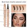 2024 New Magic Eyebrow Pencil, 3D Waterproof Long-Lasting Eyebrow Pen, Natural Fine Stroke Microblading Eyebrow Pencil (Gray)