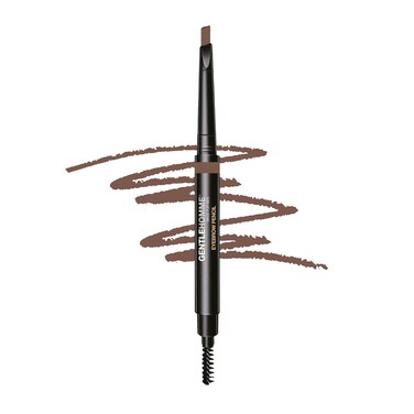 Men's Brow Pencil - 2-in-1 Brow Brush &amp; Lead Pencil - Shape, Define &amp; Fill In Eyebrows - Ultra-Thin - Long-Lasting Color - Vegan - Light Brown