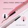 Double Ended Eyebrow Pencil, Waterproof Natural Brow Enhancing Pen, Long lasting Eye Makeup, Pack of 1, Khaki Brown