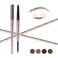 Eyebrow Pencil Double Ended, Waterproof Natural Brow Enhancing Pen, Long lasting Eye Makeup, Pack of 1, Light Brown