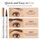 Eyebrow Pencil,Light Brown 4 Point Microblading Eyebrow Pen,Smudge-Proof Liquid Eyebrow Pencil with Micro-Fork Tip Long Lasting Brow Pen To Create Exquisite and Natural Eyebrows By Aaiffey(04#)
