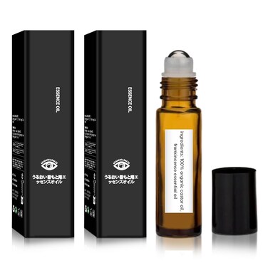 Roller Ball Castor Oil, Castor Oil Frankincense Rollerball, Rollerball for Eyes, Bags Under Eyes, Rollerball Castor Oil (2PCS)