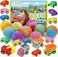 Bath Bombs for Kids with Toys Inside, 9 Pack Handmde Bath Bombs Set with Pull-Back Cars Inside, Rich Foam Color Bubble Set Boys Girls for Skin Moisturizing