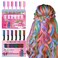 New Hair Chalk Comb Temporary Hair Color Dye for Girls Kids, Washable Hair Chalk for Girls Age 4 5 6 7 8 9 10-12 Birthday Christmas Cosplay Hair DIY Party（6+6）