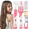 DIY Hair Salon Toys for Girls, Automatic Hair Braiding Machine &amp; Rope Braider with Accessories, Kids Hair Styling tool - Christmas &amp; Birthday Gifts Toys for Girls 5 6 7 8 10-12
