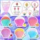 Mermaid Bath Bombs for Girls Kids with Surprise Inside 6+10 PCS Mermaid Gifts for Girls Toys 4 5 6 7 8 Year Old Birthday Easter Basket Sutffer Princess Jewelry Natural Organic Bubble Bath Bomb Set