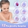 Bath Bombs for Kids with Surprise Inside, 6 PCS Oversized Handmade Mermaid Bath Bombs for Girls &amp; Toddlers Aged 3-12, Jewelry Toys Gift for Birthday, Christmas