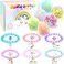 Bath Bombs for Kids Girls with Surprise Inside 6 Large Organic Bubble Kids Bath Bombs with Jewelry Toys Inside Safe &amp; Natural Bathbombs Birthday Christmas Easter Surprise Princess Gifts Set for Girls