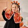 EARENT Light Up Pumpkin Headband Led Halloween Hair Bands Glowing Headpiece Hair Hoops Costume Party Decorations Hair Accessories for Women