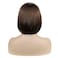 Ebingoo Velma Wig Brown Bob Wig +1 Black Glasses + 1 Wig Cap Short Bob Wig with Bangs for Women Halloween Cosplay Brown Straight Wig Synthetic Heat Resistant Wig for Women Girls Anime Party Daily Wear