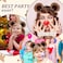 Brown Bear Ears Cute Bear Costume Adult Kids for Halloween Festival Cosplay Party Chipmunk Ears Bear Headband Movable Bear Ears Headband for Washing Face Women