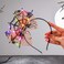 Uranian Light Up Halloween Headbands Cobweb Hairbands Led Bow Hair Hoop Flashing Pumpkin Ghost Headband Glowing Festival Party Headwear for Women