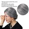 ColorGround Old Lady Gray Wig with Granny Glass Eyeglass Chain Crutch Necklace Earrings Beads Bracelet for Halloween