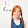 Framendino, 56 Pack Funny Bean Sprout Hair Clips Plant Hairpins Grass Barrette for Christmas Decoration