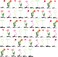 Framendino, 56 Pack Funny Bean Sprout Hair Clips Plant Hairpins Grass Barrette for Christmas Decoration