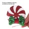 JIAHANG Christmas Mouse Ear Clips with Glittering Sequin Bow 2 Pairs, Lollipop Girls' Hair Barrettes Hair Accessories for Theme Party Festival Decoration (Christmas)