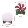 JIAHANG Christmas Mouse Ear Clips with Glittering Sequin Bow 2 Pairs, Lollipop Girls' Hair Barrettes Hair Accessories for Theme Party Festival Decoration (Christmas)
