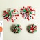 Christmas Hair Bows Clip Girls Red White Green Ribbon Stripe Polka Dot Cheer Bow Korker Curly Flower Ball Hairbow Alligator Barrette Pins Kids Xmas Holiday Decor Accessory Gift