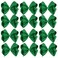 Large Boutique Hair Bows 6 Inch Cheerleading Cheerleader Cheer Bow Alligator Clips (Green)