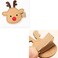 6 PACK Christmas Hair Clips for Girls Antler Santa Claus Gingerbread Man Holiday Decor Barrettes Hair Bows Accessories Gift