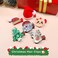 6 Pcs Christmas Hair Clips Xmas Hair Accessories Cute Santa Claus Christmas Tree Reindeer Glitter Sequins Hair Barrettes Holiday Headdress Hairpin for Girls Women Kids Party Cosplay Gift