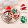 6 Pcs Christmas Hair Clips Xmas Hair Accessories Cute Santa Claus Christmas Tree Reindeer Glitter Sequins Hair Barrettes Holiday Headdress Hairpin for Girls Women Kids Party Cosplay Gift
