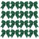 Cheer Bows 6 Inch Ponytail Holder Hair Tie 16 Pcs Hair Bow Cheerleader Bows Hair Tie (Forest Green)