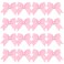 Cheer Bows 6 Inch Ponytail Holder Hair Tie 16 Pcs Hair Bow Cheerleader Bows Hair Tie (Pink)