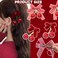 8 Pcs Cherry Bow Hair Clip Sweet Cute Rhinestone Bow Alligator Clips Red White Plaid Hair Barrettes Hair Accessories for Women Girls Christmas Hair Decoration