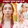 8 Pcs Cherry Bow Hair Clip Sweet Cute Rhinestone Bow Alligator Clips Red White Plaid Hair Barrettes Hair Accessories for Women Girls Christmas Hair Decoration