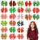 24pcs Christmas Hair Clips for Girls, Xmas Hair Bows Hairpins Barrettes Christmas Hair Accessories for Kids New Year Christmas Party Favors