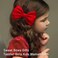 4.5 Inches Hair Bows for Women Girls Thick Ribbon Boutique Alligator Clips Hair Accessories for Older Kids Children Young Girls 2 Pcs (Red)