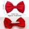 4.5 Inches Hair Bows for Women Girls Thick Ribbon Boutique Alligator Clips Hair Accessories for Older Kids Children Young Girls 2 Pcs (Red)