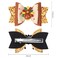 Whaline Large Thanksgiving Hair Bow Clip 5 Pack Glitter Turkey Bow Hair Barrette Seasonal Hair Bow Hairgrips Bow Hairpin for Girls Toddlers Teens Thanksgiving Autumn Fall Party Hair Accessories