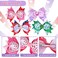 Whaline 4Pcs St. Patrick's Day Hair Bow Ribbon Clips Easter 4th of July Independence Valentine Hair Bow Alligator Clips Seasonal Hair grips Hair Barrettes Hair Pins Accessories for Girls