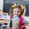 Back to school hair bows for girls, pencil bow clips alligator hairpins barrettes for kids uniform decor accessories gift