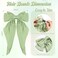 25 Pcs Satin Hair Bows Bulk Silky Big Hair Bows for Women Oversized Long Tail Ribbons Large Knot Clips Barrettes for Holiday Gifts(Plain)