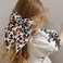 2Pcs Halloween Bow Hair Clips Spooky Bat Ghost Pumpkin Hair Ribbon Halloween Hair Bows Clip White Big Bows for Girls Halloween Hair Accessories Bowknot Hair Barrettes Halloween Party Favors Hair Decor