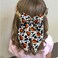 2Pcs Halloween Bow Hair Clips Spooky Bat Ghost Pumpkin Hair Ribbon Halloween Hair Bows Clip White Big Bows for Girls Halloween Hair Accessories Bowknot Hair Barrettes Halloween Party Favors Hair Decor