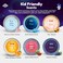 6 Space Bath Bombs with Toy Inside Bathbombs, Galaxy Boys Bath Bombs with Surprise Inside