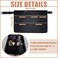 Hair Stylist Waist Bag, Waist Length Waterproof Hair Stylist Apron with 5 Pockets PU Leather Hipster Salon Belt Shears Pouch for Hair Cutting Clippers, Combs, Salon Tools, Makeup Tools