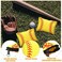 Hicarer 36 Pieces Softball Team Gifts Set Includes 12 Charm Bracelets 12 Pouch Small Portable Travel Makeup Bag 12 Scrunchies Elastic Hair Ties for Women Men
